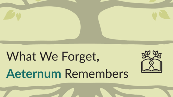 What We Forget, Aeternum Remembers. So the World Will Never Forget We Were Here